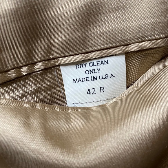 Nordstrom Houndstooth Wool Blazer 42R USA Made Vintage 2 Button Jacket Sportcoat - Picture 5 of 10